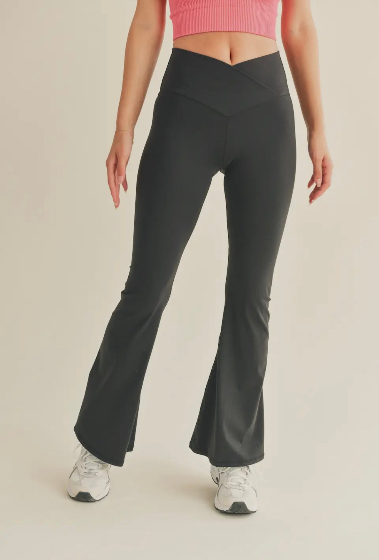 Crossover Flare Pants